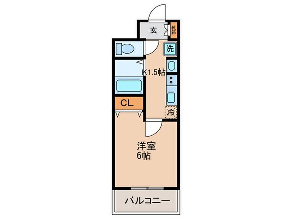 ﾌﾟﾚｻﾝｽ新栄ﾘﾐｯｸｽ(308)の物件間取画像